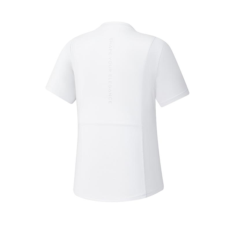 Fila Fitness Cool Touch Moisture Wicking Versatile Trendy Casual Sports Short Sleeve T-Shirt Women Tops Jade-White A11W621111FWT