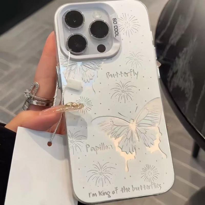3D Butterfly Phone Case for iPhone 12-16 Pro Max iPhone 16 Pro Max