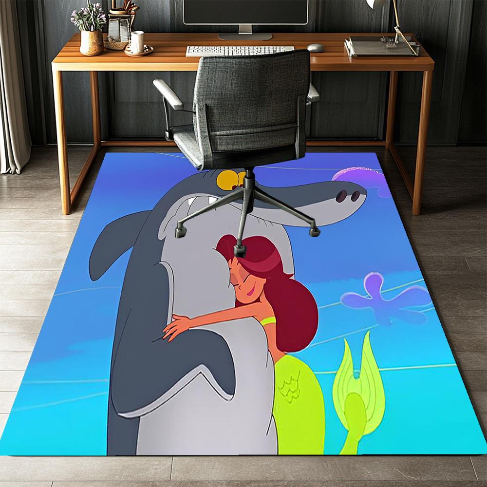 Zig & Sharko Printed Carpet Rug for Office Chair Living Room Bedroom Kitchen Room Decor Gifts