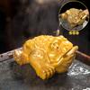 Color Changing Golden Toad Tea Pet Ornament,Lucky Chinese Tea Play Purple Clay Table Decoration, Kung Fu Tea Set Accessories