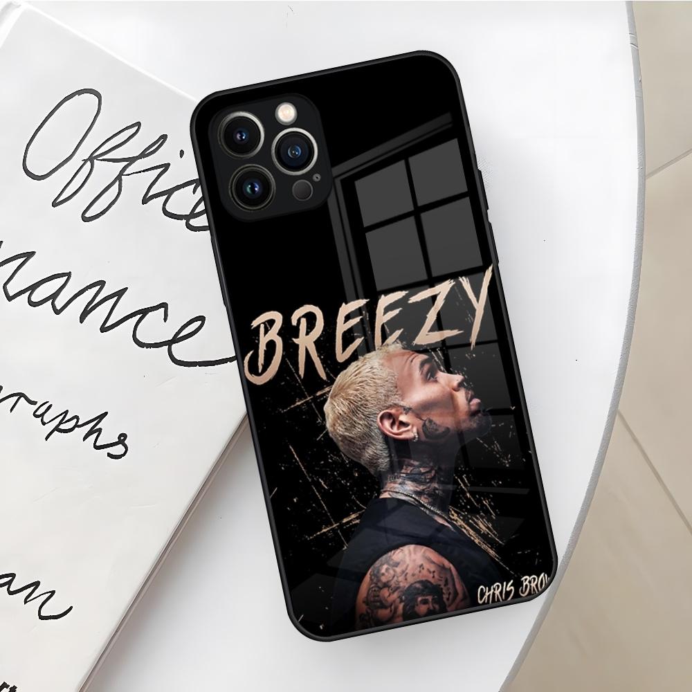 

Chris Brown 11 11 Singer Phone Case for Iphone 17 16 Air 15 14 12 11 13 Pro Max Mini X Xr Xs Se Puls glass Cover iPhone 16e