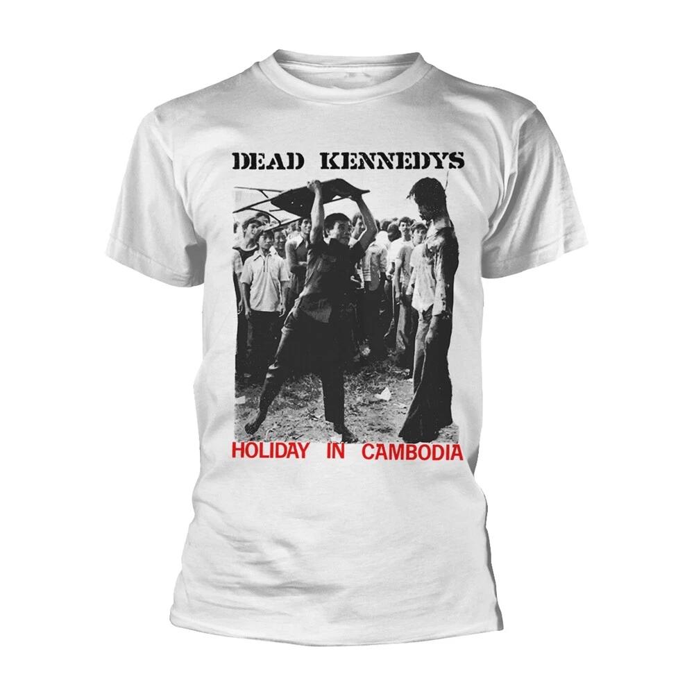 

Dead Kennedys Holiday In Cambodia White T shirt - NEW S