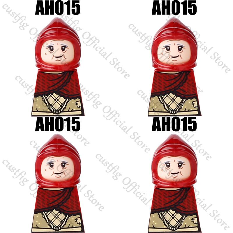 Mittelalterliche Militärsoldaten Figuren Bausteine Löwenherz Deutscher Ritter Waffe Infanterie Schild Helm Burg Hexe Steine Spielzeug