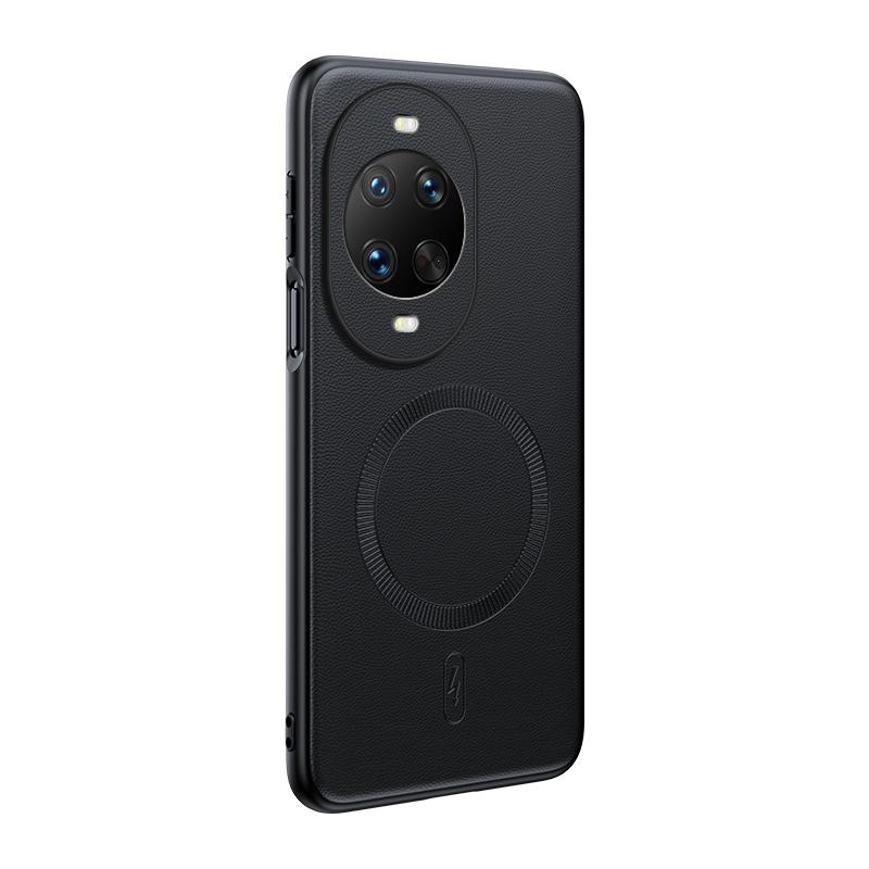 For Huawei P60 Case Magnetic Leather Shield Cover For Huawei P60 High Quality Anti-Fingerprint Non-Slip PC+TPU