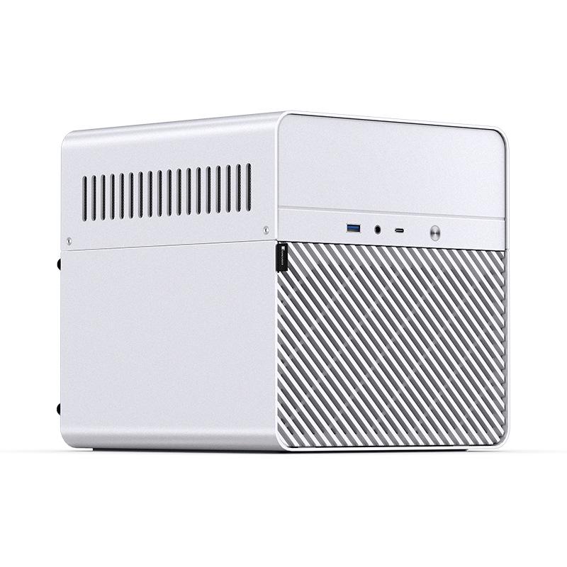 Алюминиевый корпус Jonsbo N2 Mini ITX для NAS, офисного, развлекательного и игрового ПК-сервера. белый
