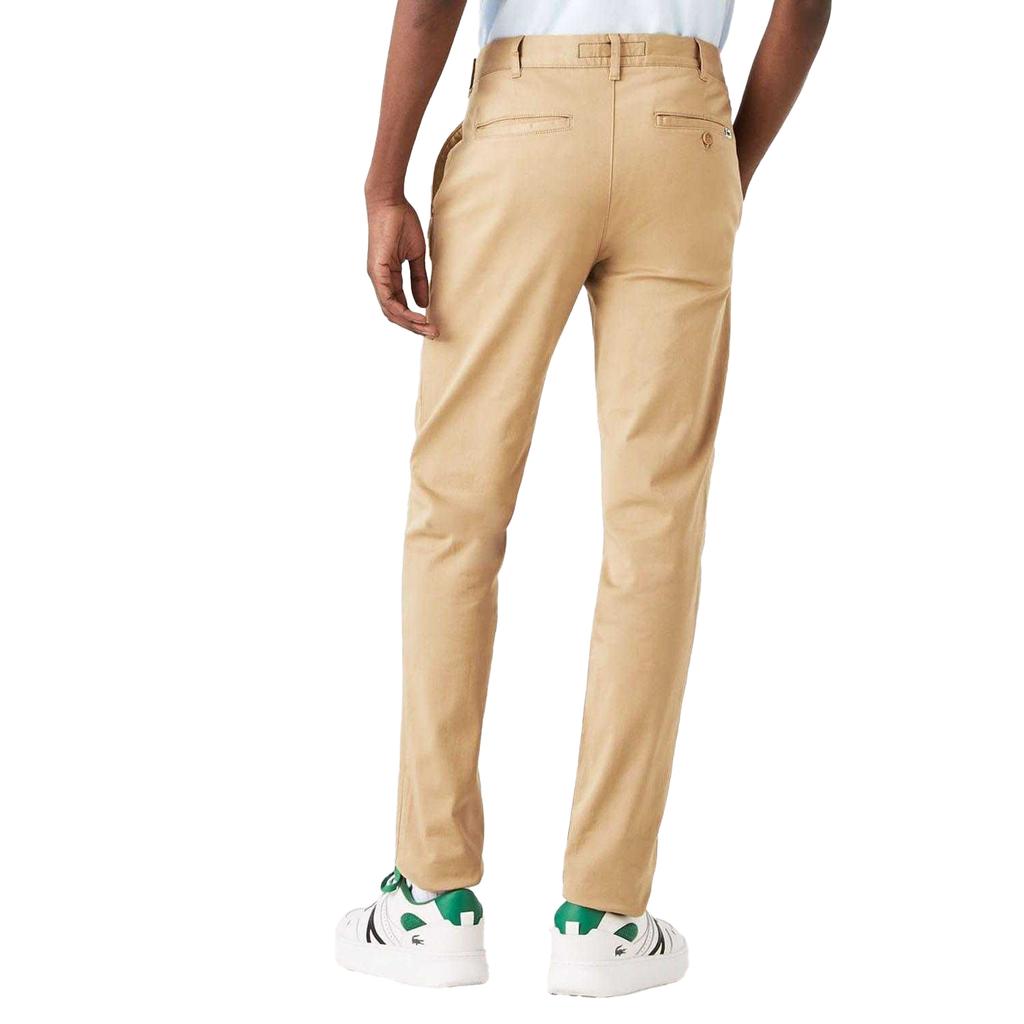 Lacoste Calças Chino Slim Stretch de Algodão Masculinas