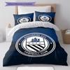 Pure MCFC Pride Bedding Quilt Set Quilt Cover Pillowcase Home Decoration Birthday Gift (1 * Duvet Cover + 2 * Pillowcase, Without Core)