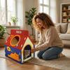 Cat House Indoor Enclosure Pet House Multi-Hole Pet Cave Nest For Cats Dogs Kittens Puppies Indoor Home Bedroom Living Room