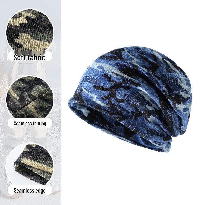 Longzhan 2-in-1 Camouflage Warm Cycling Neck Gaiter & Face Mask Hat