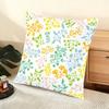 Boho Wildflowers Pattern Cushion Cover Soft Short Plush Pillow Cover Smooth Cozy Texture Aesthetic Cushion Case Home Decor