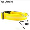 Haustier Hund LED Leuchtender Halsband USB Wiederaufladbar Nachtlicht Leuchtendes Blinkendes Halsband Anti-Verlust Outdoor Laufen Sicherheit Zubehör