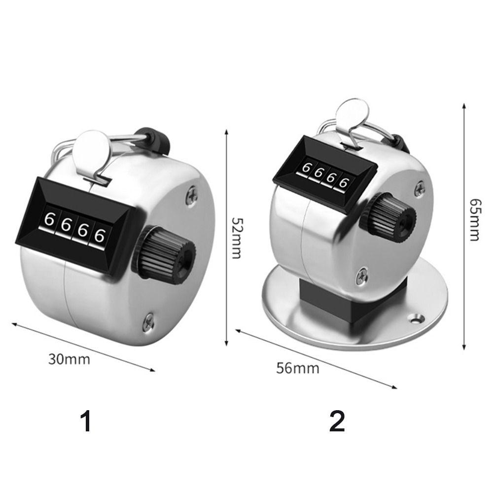 4 Digit Number Hand Held Tally Counter Mini Mechanical Digital Hand Tally Counter Counting Golf Clicker Training Counter 1