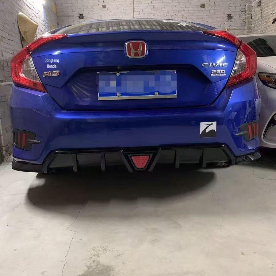 10th Gen Civic Rear Bumper Triangle Tail Light Upgrade