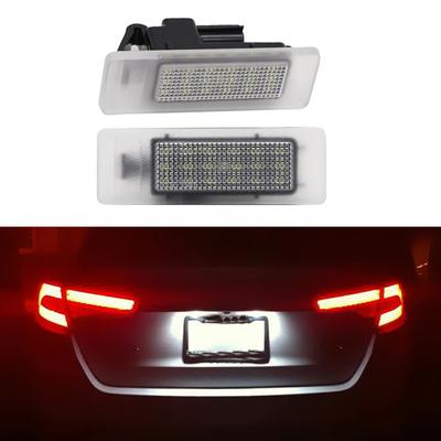 2X LED License Number Plate Light For Renault Clio 5 Espace 5 Koleos 2 Master Bus Box Talisman Grand Tour Nissan Leaf Maxima GTR