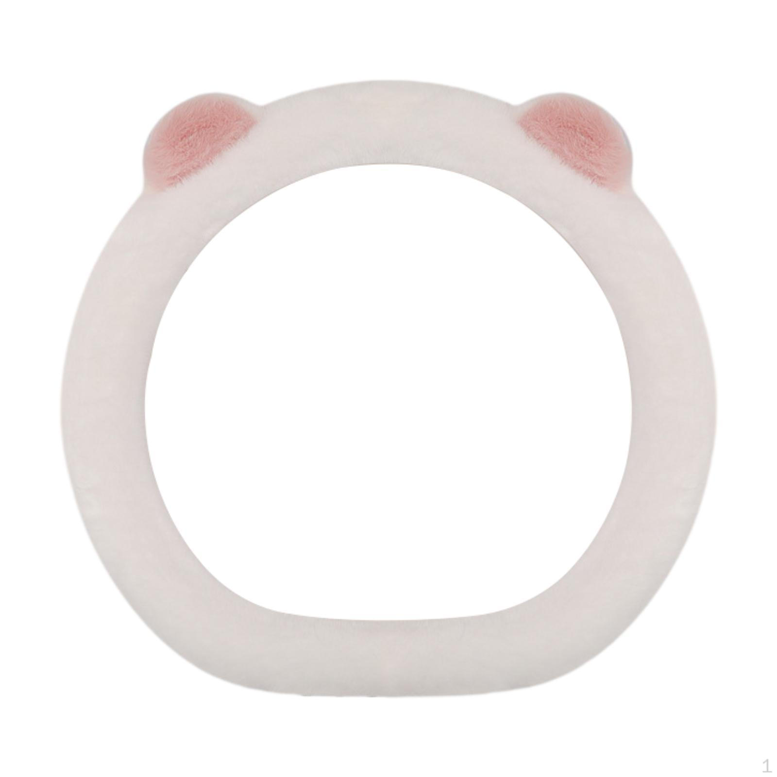 

Чохол на кермо автомобіля, протектор Декоративні аксесуари D Shape White Pink