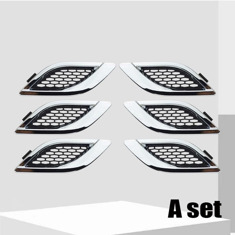 Für Maserati Quattroporte 2014-2020 670010339 670010340 Auto Front Seiten Gitter Lufteinlass Kotflügel Lüftungsschlitze Grill Auto Zubehör