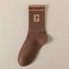 5 Pairs of Women's Spring and Summer New Trend Pure Cotton Sports Tube Socks