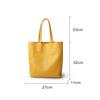 Luxury Brand Designer Genuine Leather Shopping Bag Lady Large Female Totes Bag Fashion Simple Handbags Casual Leather Women Shoper