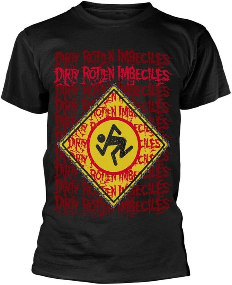 Dirty Rotten Imbeciles  Thrash Zone  T-Shirt - New Mens 4XL чёрный