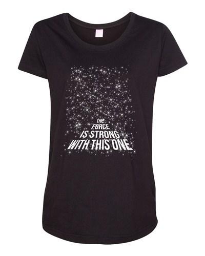 Сила сильна в этом, малыш. Забавная футболка для мамы, мамочки, беременных. Унисекс футболка S