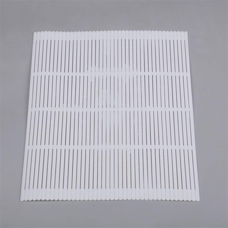 

Японская занавеска для суши-роллов - Белый пластиковый инструмент для рисовых роллов с водорослями