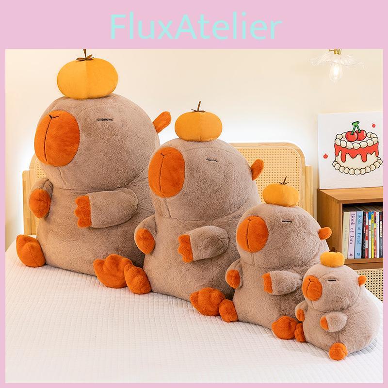 Persimmon Cartoon Capybara Plush Doll Childrens Birthday Gift Home Decoration