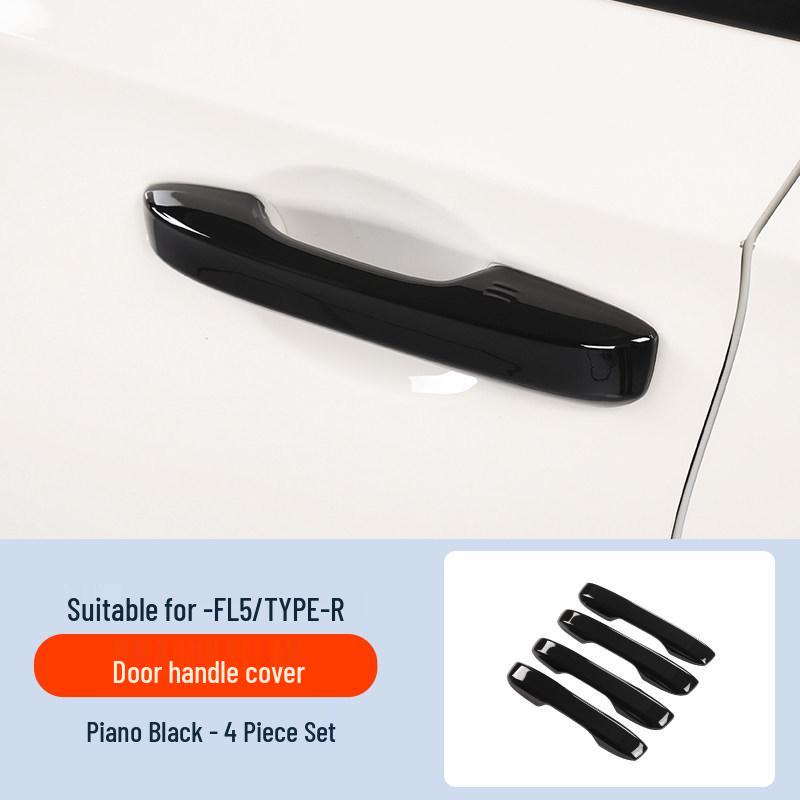 

Honda FL5/Type-R Carbon Fiber Door Handle Protector Cover, Snap-on, No Install Needed.