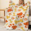 Pet-Themed Soft Flannel Fleece Throw Blanket – Non-Pilling, Warm & Cozy, All-Season, Ideal for Home, Halloween & Christmas