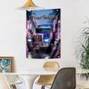 Peterbilt Heavy Trucks Custom Your Name Wall Decor Tapestry Art For Pet Memorial Birthdaywedding Party Backdrop Family Gift
