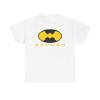 Badman Bat Logo Tee Graphic TShirt and Kids Shirt, Retro Yellow Emblem
