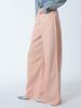 UNKNOWN PLANET Wide Flare Cotton Pants Peach Pink