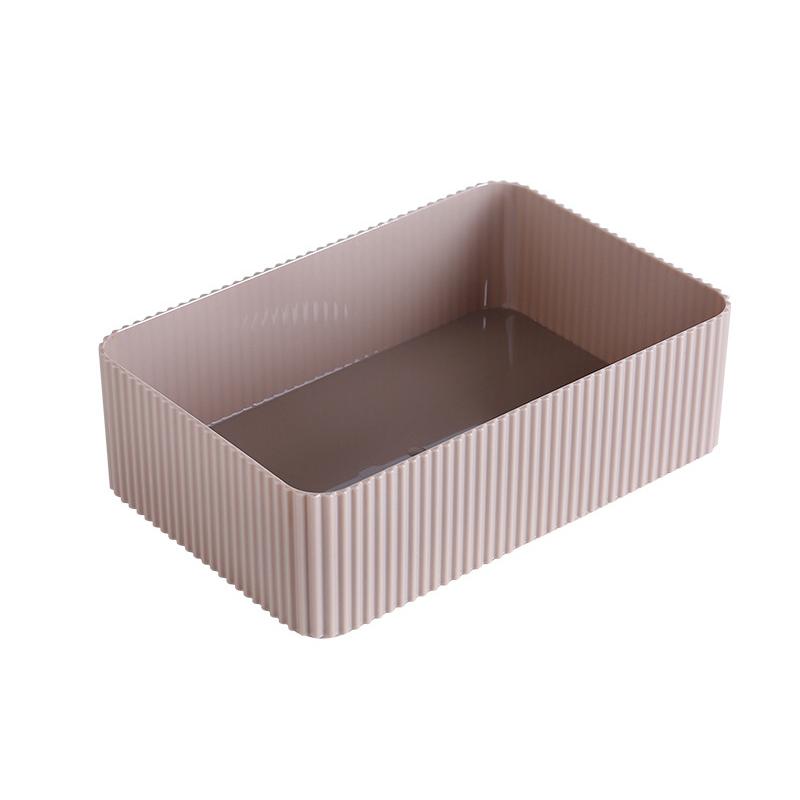 Plastic Makeup Organizer Grid Desktop Home Office Bathroom Storage Box Sundries Bin Case Cosmetic Closet Closet Organizer