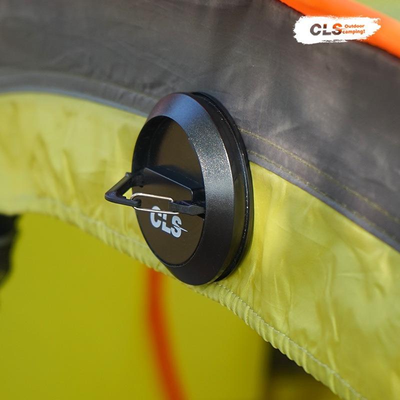 Magnetischer Zelt Haken für den Außenbereich, tragbarer multifunktionaler Zelt Decken Haken Ring, Saugnapf, Camping Seil Befestiger, Kerosinlampe Haken