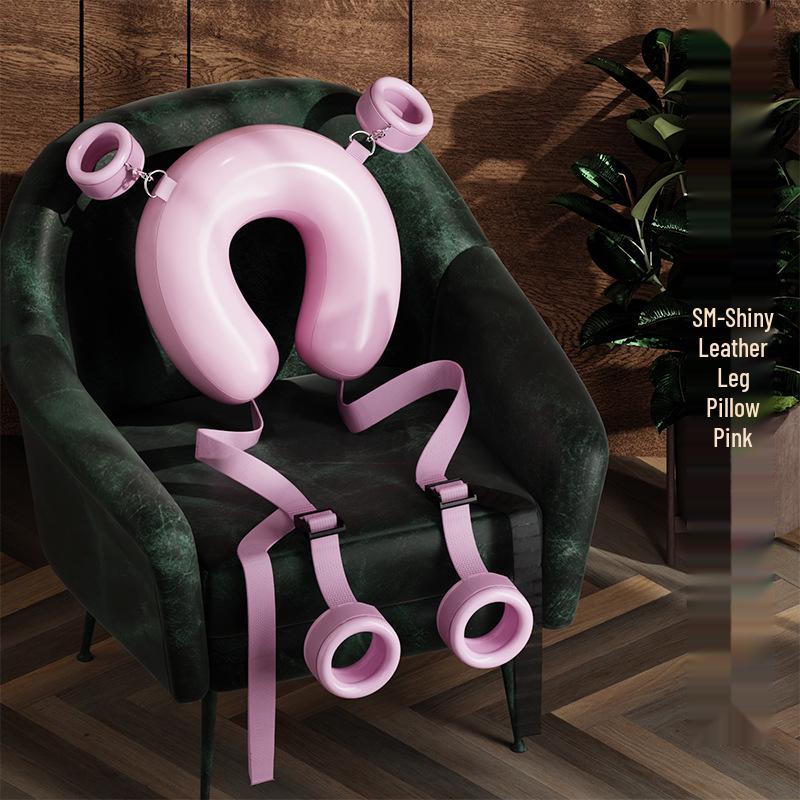Long Love Adult Leg Spreader Pillow and Restraint Strap for Women's Erotic Bondage Play