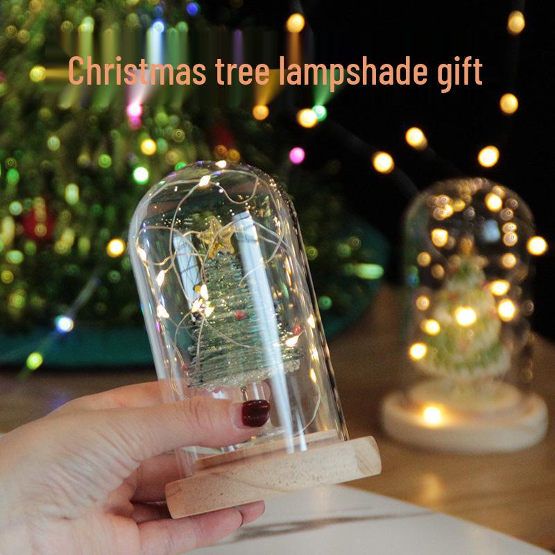 

Zibo Glass Luminous Christmas Tree Night Light Ornament for Girls