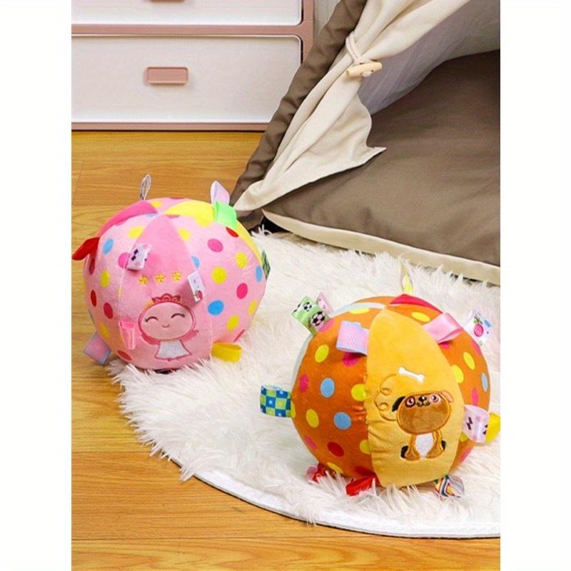 1pc Pet Self-Playing Ball Toy With Ringing Bell, Durable & Chew Resistant, Suitable For Small/Medium/Large Dogs, Random Pattern Sent