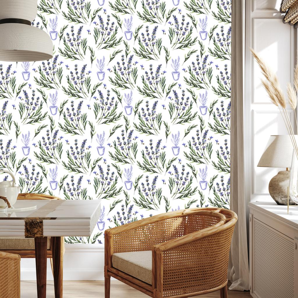 Lavender Wallpaper for Living Room and Bedroom 50x1000