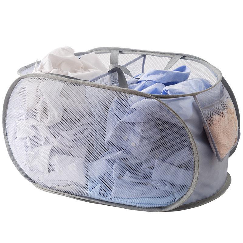 Large Capacity Foldable Laundry and Storage Basket for Clothes and Toys
