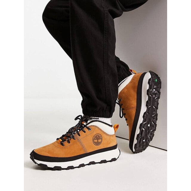 

Кожаные кроссовки Timberland winsor Trail Mid из пшеничного нубука