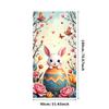 Bunny Backdrop Fabric Party Supplies Easter Banner Lightweight Photography Props For Indoor Spring Decorations Kids