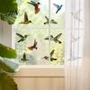 Bird Strike Deterrent Hummingbird Window Clings, Protection Decals, Removable PVC Anti-Collision Static Stickers Safe Cling for Glass Doors