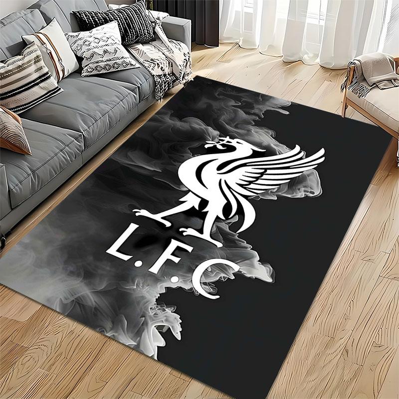 Black and White LFC Bird Design suitable as a non-slip mat for the living room or bedroom sofa