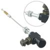 Black Motorcycle Hydraulic Clutch Brake Pump Kit Aluminum Material Designed for Most Motorcycles M10x1 25mm Thread Size