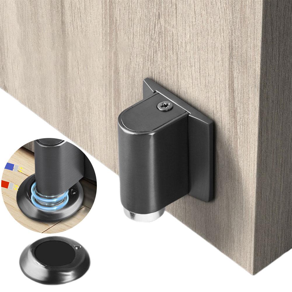 Magnetic Door Stopper No Drilling Door Holder Heavy Duty Punch-Free for Home Office Patio