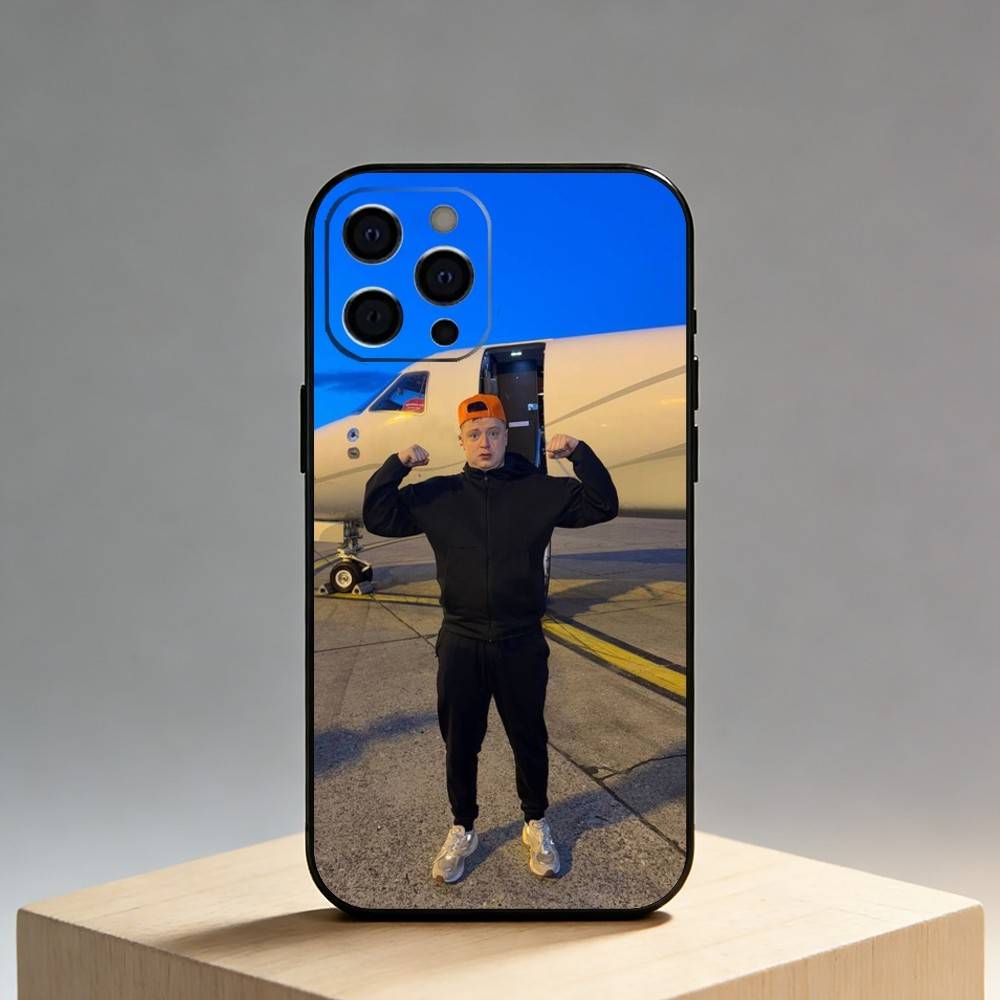 Mellstroy Handyhülle Für iPhone17,16,15,14,13,12 Plus,Max Weiches Silikon Schwarze Hülle