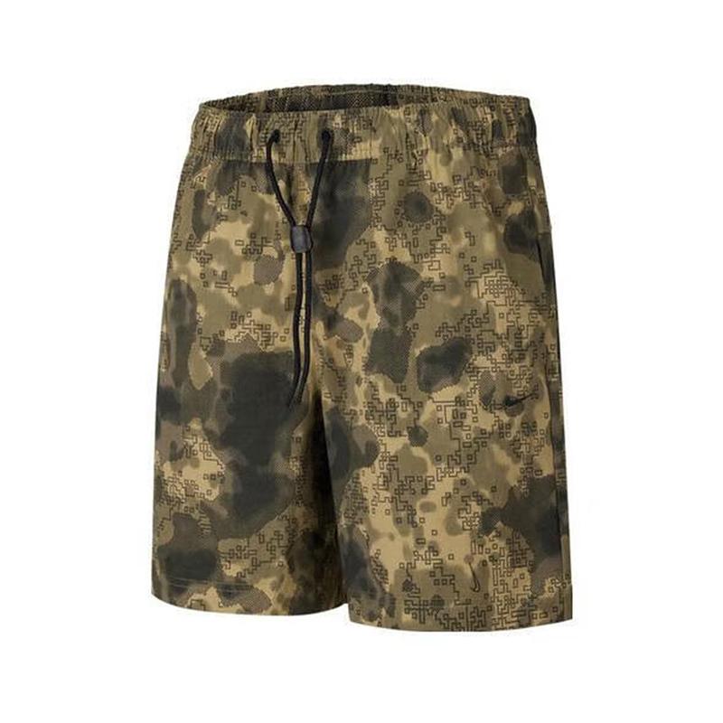 New Nike Casual Shorts Men's Olive HV0978-220