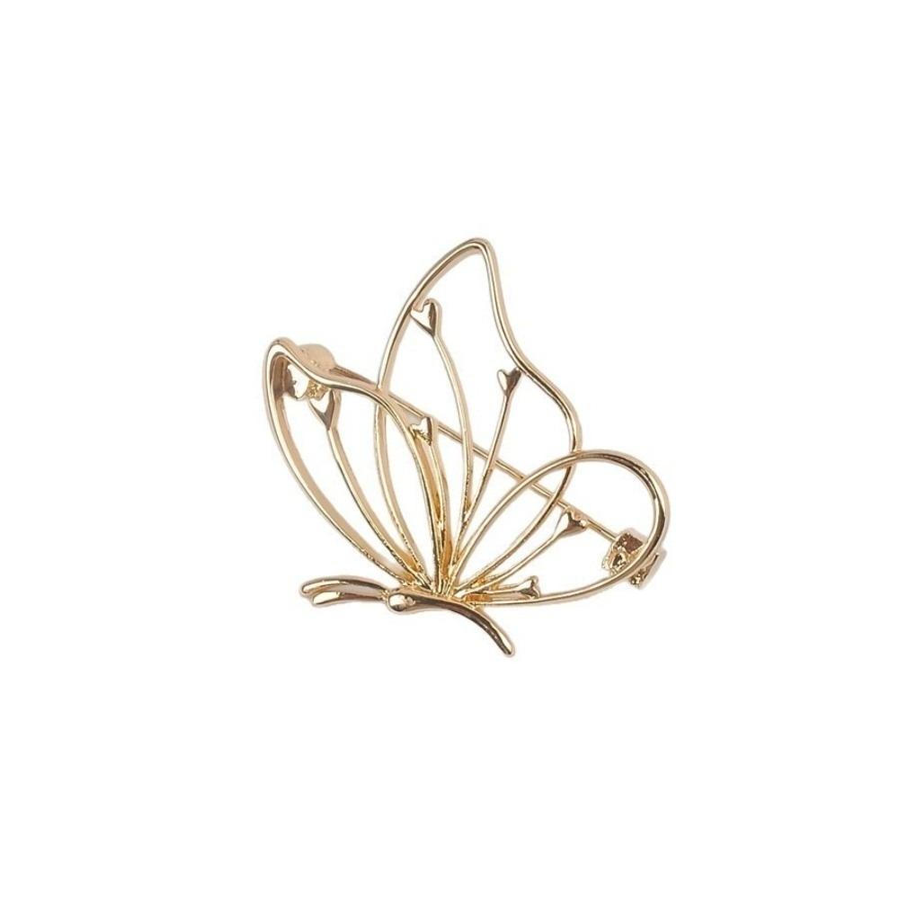 Metal Hollow Butterfly Brooch Light Luxury Women s Brooch Delicate Badge Pin  Party Favors