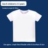 Handmade Tie-Dye Cotton Towel & Hair Tie T-Shirt Set for Kids