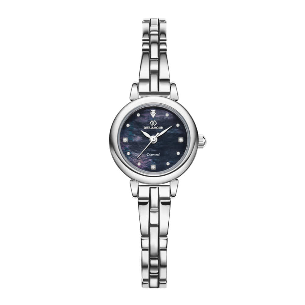 Diyuamoleu Women'S Metal Band Watch Daw3102M-Sb Diamond Watch