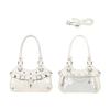 Daily Using Bolsos Mujer Transparent Y2K Ulzzang Ita Bag Chain Crossbady Shoulder Bags Patchwork Star Bolsa Belt Buckle Bolsas